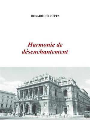 cover image of Harmonie de désenchantement